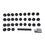 32pc Wheel Lock Lug Nut Master Key Set Removal Socket Tool Kit for Mercedes-Benz