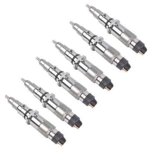 6PCS Fuel Injectors For Komatsu PC200-8 Cummins QSB6.7 QSB5.9 0445120231 5263262