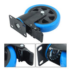 6 Inch Swivel Caster Wheels, Casters Set of 4 Heavy Duty with Brakes