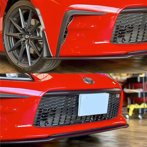 Front Bumper Black Body Spoiler Lips for Toyota GR86 2022-2024 2025 MA-X Style
