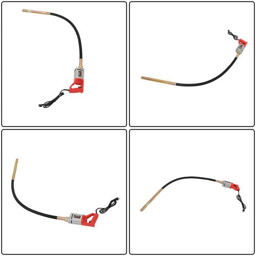 Electric Concrete Vibrator Concrete Vibrabrater with 5 FT Copper Shaft US