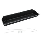 Underseat Storage Box Black For 09-14 Ford F150 Super Crew Cab Without Subwoofer