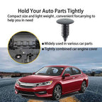 100Pcs 8mm Dia Hole Plastic Rivets Fasteners Brand New For Auto Bumper Fender