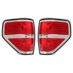 Rear Tail Lights Brake Lamps Assembly Kit for 2009-2014 Ford F-150 Pickup Truck