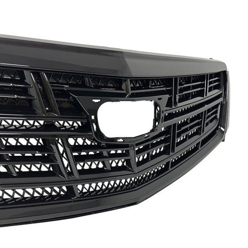 Front Bumper Upper Lower Grille Grill 2PCS for 2013-2017 Cadillac XTS Black