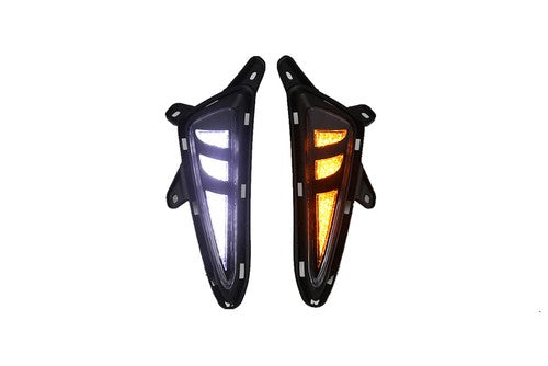 LED Fog Lights DRL Turn Signal Light Pair LH + RH for Toyota CHR C-HR 2016-2019