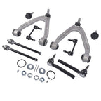 10Pcs Front Upper Control Arm w/Ball Joint Sway Bars Kit for Hummer H3 2007-2010