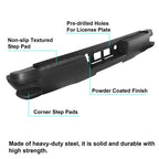 Black Rear Step Bumper for 2014-2018 for Chevy Silverado for Sierra 1500