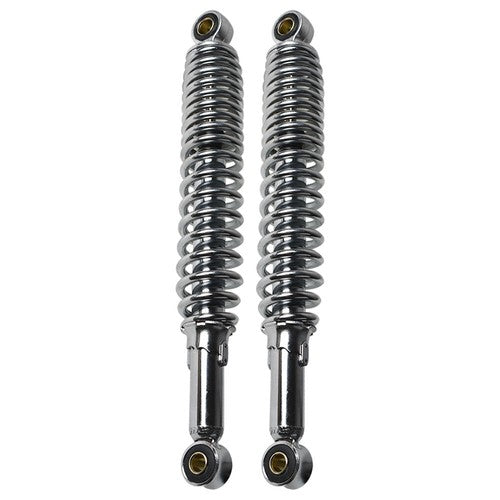 For S65 CL/CT70 XL75 CL/CT/CM/S90 CM91 CT110 Chrome Shocks 335mm (13 1/8")