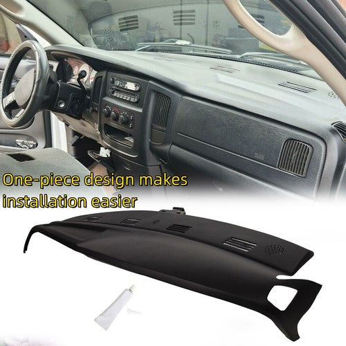 One Piece Molded Dash Cover for 02-05 Dodge Ram 1500 2500 3500 Textured Black