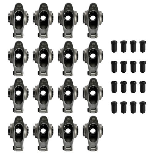 For Chevy SBC 267 350 1.6 Ratio 7/16" Full Roller Rocker Arms No Self-Aligning