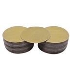 100 Pack 5" Hook Loop Pads Sanding Disc NO-Hole Flocking Sandpaper Grit 60-320