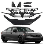 Honda Civic Sport 2022-2024 Front Bumper Upper Grille Grill Cover Molding