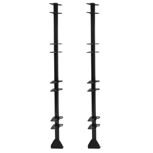 Lockable Weeder Trimmer Rack Holders for Enclosed or Open Trailer Set of 4