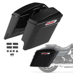5" Stretched Hard Saddlebags For Harley Electra Road Street Glide Dyna 1993-2013
