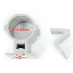 Gray Flag And Wind Sock Pole Mount 1 Inch Ladder For Starlink Pole RV Ladder