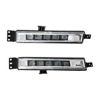 Front Upper Lower Grille LED Fog Lights Set for 2016 2017 for Honda Accord