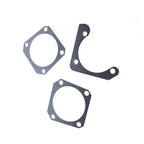 Rear Brake Disc Set w/ Brackets for GM A F X-Body Buick Chevy Pontiac 1964-1977