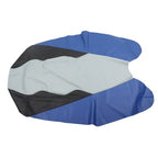 For Yamaha 05-09 VX110 Deluxe Waverunner Seat Cover Blue Grey Black Tri-Color