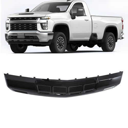 For 22-24 Chevrolet Silverado 1500 Plastic Front Bumper Lower Skid Plate Gloss