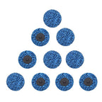 10 Pack 3" Blue Quick Change Easy Strip & Clean Discs For Paint Rust New