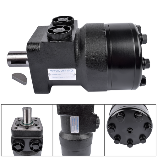 Black Hydraulic Motor 101-1004 Fits Char-Lynn H Series 4-Bolt Std Mount 9.7 CID
