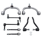 8X For Mercedes Benz ML350 2006-2011 Control Arms Ball Joint Outer Tie Rod Link