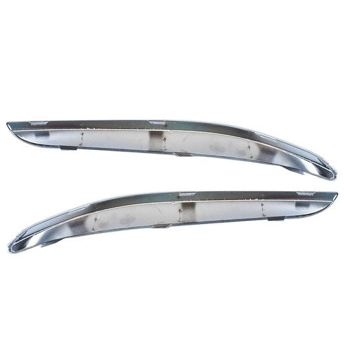 For Chrysler 300 2011-2014 Front Bumper Molding Chrome Trim 2pc Set LH & RH New