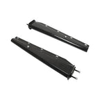 2.5" Bolt Spacing 30" Mud Flap Hanger Set Spring Loaded Straight For Semi Trucks