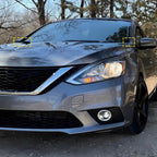 For 2013-2019 Nissan Sentra Front Windshield Wiper Side Cowl Extension Cover 2PC