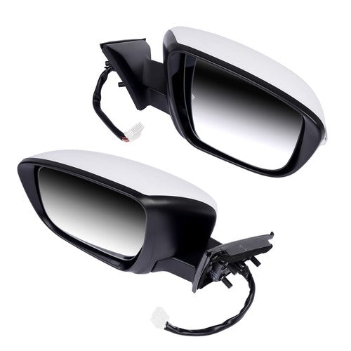 2Pcs Door Mirrors Power Heated with Camera LH & RH for Nissan Rogue 2.5L 2.0L l4