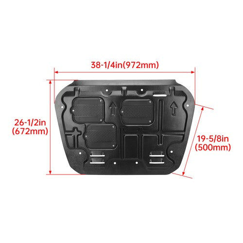Front Skid Plate For Honda Civic 2016-2021 Impact Resistant Engine Guard Cover