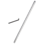 1/8" A Style 1/8" x 5" HSS Standard Keyway Broach With Shim LOC 13/64-1-1/8" New