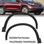 Front Fender Flare Trim Molding Wheel Arch for 2012-2016 Honda CR-V LH&RH