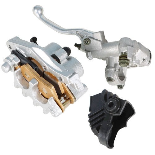 Front Master Cylinder Lever + Brake Caliper Pad for HONDA XR250R 400R 600R 650LR