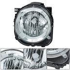 Left Chrome Headlights For Jeep Renegade 2015-2018 Projector Halogen Headlamps
