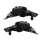 Headlights Replacement For Hyundai Elantra 2021-2022 LH+RH Clear Black Halogen