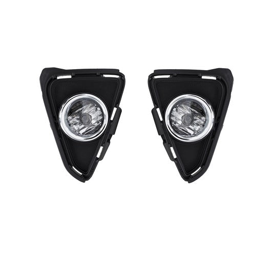 Clear Bumper Fog Lights Driving Lamps for 2016-2018 for Toyota RAV4 w/Wiring