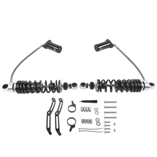 Adjustable Rear Suspension Shocks Remote Reservoir for Harley Road Glide 2014-24