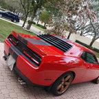 08-23 Dodge Challenger Rear Window Scoop Louver Sun Shade Cover ABS
