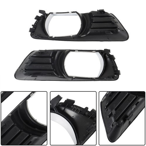 New Fit For Toyota Camry 2007-2009 Front Fog Lights Lamps+Bezel+Switch Kit Clear