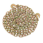 Binder Transport Chain G80 Steel 7100Lbs Tow Chain 3/8In × 20FT With Grab Hooks