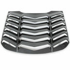 Rear Window Louver Cover Sun Shade Carbon Fiber for Ford Mustang 2015-2023