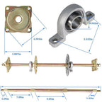 Go Kart ATV Live Rear Axle Kit + Brake Assembly +Sprocket Hub Drift Trike 32"