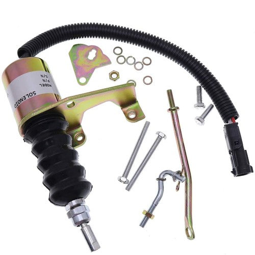 Fuel Shutoff Solenoid Valve 12V 3932017 SA-3742-12 for Deutz Bosch RSV Engine
