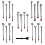 Head Bolt Set for Cadillac Escalade Chevy Silverado GMC Sierra 1500 6.2L 14-15