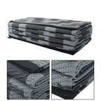 Outdoor Waterproof 9x12FT Black Gray Carpet Plastic Straw Rug For Camping Deck