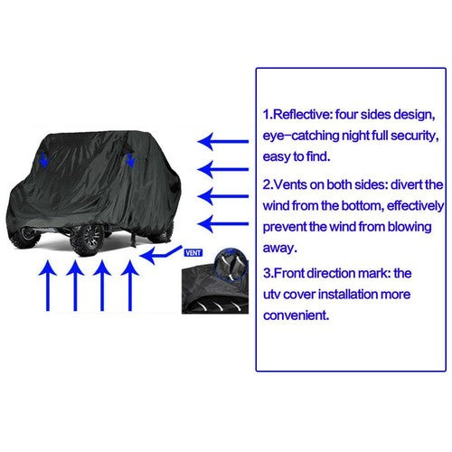 For Polaris Ranger RZR 570 800 900 New Side-by-Side Utility Vehicle Cover UTV