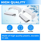 Pair Chrome Tow Mirror Cap Cover for 2014 2018 2019 Chevy Silverado GMC Sierra