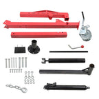 500Lbs Truck Hydraulic Dock Jib Engine Hoist Crane Hitch Mount Red